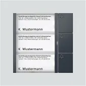 Siedle Bus-Tasten-Modul anthrazitgrau BTM 650-03 AG (210004909-00)