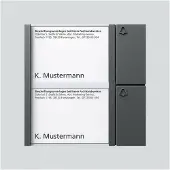 Siedle TM 612-2 DG Module de touches (200038757-00)
