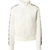 GUESS Veste de survêtement 'Brithey' beige / noir / blanc cassé