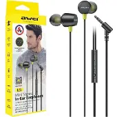 Awei Stereo Headphones L5 3.5Mm Jack Black/Black