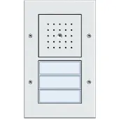 Gira Station de porte AP triple blanc pur 126766 (Filaire)