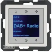 Berker BERK Radio Touch (DAB+ DAB, FM), Radio, Blanc