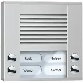 TCSS Tür Control poste extérieur audio 2 rangées PES04-EN/04