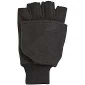 Kinetic Wind Stop Fold Over Mitt Gloves Noir XL
