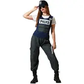 Atosa Police Woman Costume Noir XL Enfants