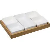 Secret De Gourmet Užkandžių dubenėlių rinkinys + padėklas