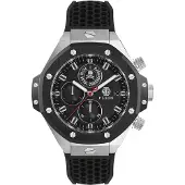 Philipp Plein Montre à affichage analogique noir / argent