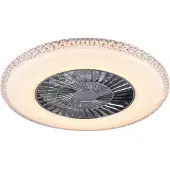 RL Ventilateur de plafond avec éclairage LED HARSTAD R62412106 argent Pilot