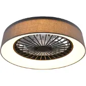TRIO Ventilateur de plafond LED Farsund 47cm noir
