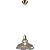TRIO Suspension ALDO dorée et ambrée, 1xE27x28W, verre, dimensions : 150x28x28 cm, IP20, RL