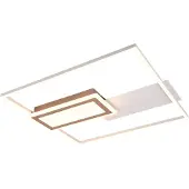 TRIO Leuchten LED Plafonnier Spiro 28W coffee