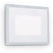 Ideal Lux Applique D'extérieur Led Encastrable Blanche Ip65, 3000k