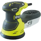 Ryobi Ponceuse excentrique ROS300 300W 125 mm livrée avec 5 abrasifs