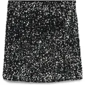 Vero Moda Jupe 'VMBELLA' noir / argent