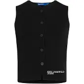 Karl lagerfeld Jeans A4w18060 Waistcoat Noir S Femme