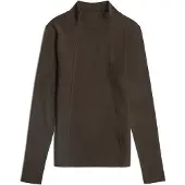 G-Star T-shirt 'A Line Slim Rib Mock' marron
