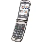 Olympia Téléphone portable à grosses touches View 6,1cm (2,4 pouces), compatible avec les appareils auditifs, couleur : noir