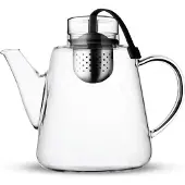 Vialli Design Théière Et Infuseur À Thé 1.5l - - Transparent -
