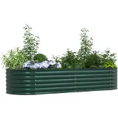 vidaXL Potager surélevé vert 240 x 80 x 44 cm Acier