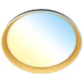 Briloner GIMA Plafonnier LED, intensité lumineuse variable, télécommande, réglable de blanc chaud à blanc froid, fonction minuterie, noir et or, Ø51 x 7,5 cm