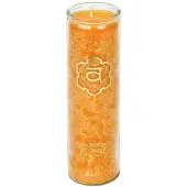 Spiru Bougie en stearine 100 heures chakra 2