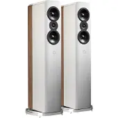 Q-Acoustics Enceinte colonne Concept 500 Blanc & Chêne