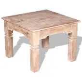 vidaXL Table basse en acacia 60x60x45 cm