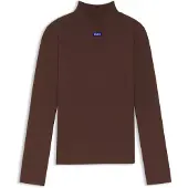 HUGO T-shirt à Manches Longues Et Col Montant Easy 10257055 Blue