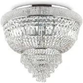 Ideal Lux Dubai - Lustre À 6 Ampoules Au Fini Chrome, E14