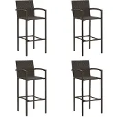 vidaXL Armoires murales TV 2 pcs. noir 30,5x30x30 cm