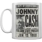 Johnny Cash Folsom State Prison Tasse Blanc
