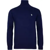 U.S. POLO ASSN. Pull-over bleu foncé / blanc