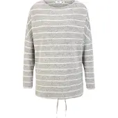 Dorothy Perkins Tall T-shirt gris chiné / blanc