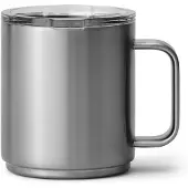 Yeti Rambler Stackable Mug 2.0 10oz Mag Slider Lid, Stainless Steel, mug thermos empilable avec couvercle, 295 ml