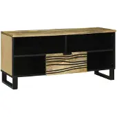 vidaXL : Meuble TV, 105 x 33 x 46 cm, marron, panneaux de particules