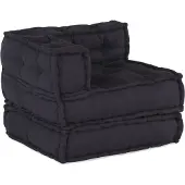 vidaXL Ensemble de canapés modulaires , 2 pièces, anthracite, 140 x 70 x 56 cm, tissu