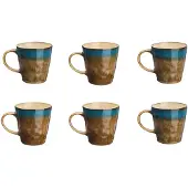 Bjorn Mug ISLAND 40cl - 6 pièces - Terre et mer