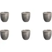 Bjorn Tasse STELLAR 15cl - 6 pièces - Gris béton