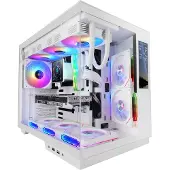 Mars Gaming Boîtier Gaming - - MC-MIRAGE - Écran LCD IPS 7,2” - Verre Trempé - Double Chambre
