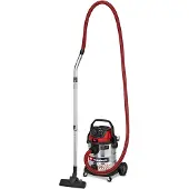 Einhell Aspirateur eau et poussières – TE-VC 2580 SACL – 1100 W – Cuve inox 25 L – Filtre HEPA – Classe L