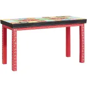 vidaXL Table Gigogne Marron 38 x 38 x 41,5 cm Bois de manguier massif