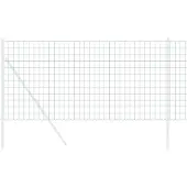 vidaXL Clôture Euro, 1,4 x 10 mètres, fer revêtu de PVC, couleur verte