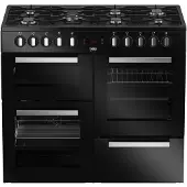 Beko Piano de cuisson gaz 159l 7 feux noir - - PF335325DB -
