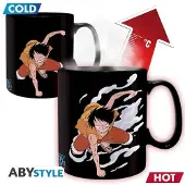 Abystyle Set 2 Mugs thermo-réactifs Piece Luffy & Ace Boîte carton 460 ml