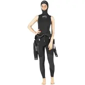Mares Flexa 3 Mm Hooded Thermal Vest Noir 2 Femme