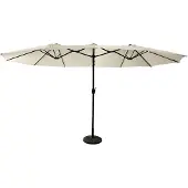 Happy Garden Parasol double 2,7x4,6m LINAI beige