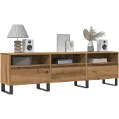 vidaXL Armoire TV Artisan-Chêne 150x30x44,5 cm Bois composite