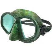 Spetton Matt Fussion Camo 2.0 Silicone Spearfishing Mask Vert