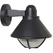 BOWI Applique Extérieur - Bowi - Edina - Noir - Ip44 - E27 - 1 Ampoule Non Fournie