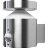 Osram ENDURA Style Cylinder Applique murale extérieure avec capteur 150mm, 3000K, 660lm, 6W, design moderne en acier inoxydable, IP44 pour entrées et façades